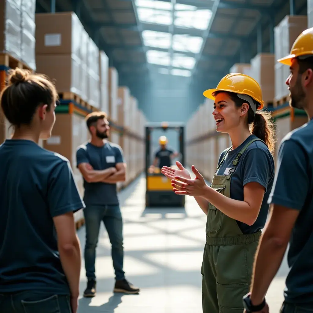 Modern office environment