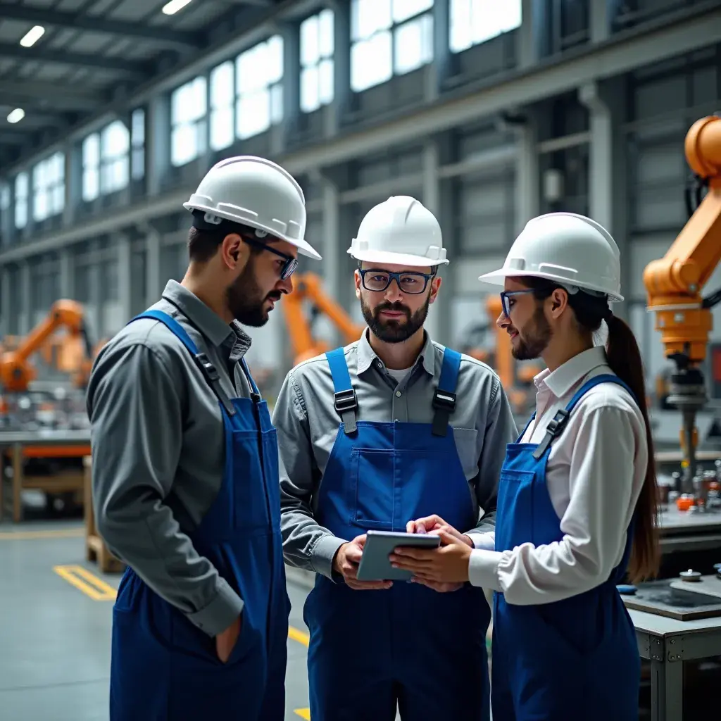 Professional team collaboration